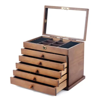 Wooden Drawer Jewelry Box