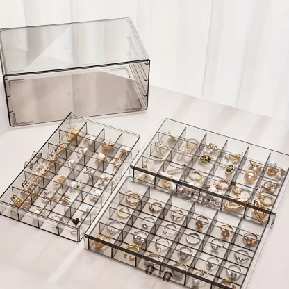 Transparent Large Capacity Jewelry Box - Image 5