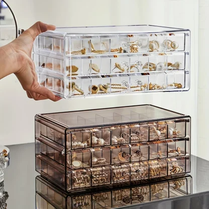 Transparent Large Capacity Jewelry Box - Image 2