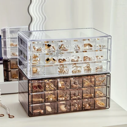 Transparent Large Capacity Jewelry Box - Image 6