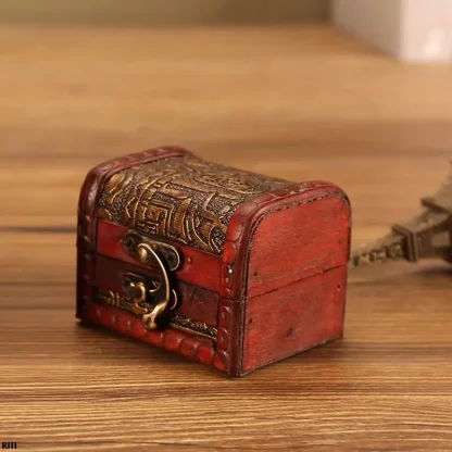 Antique-like Mini Jewelry Box - Image 5