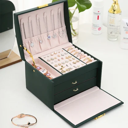 Handy Large Capacity Jewelry Box - Image 5