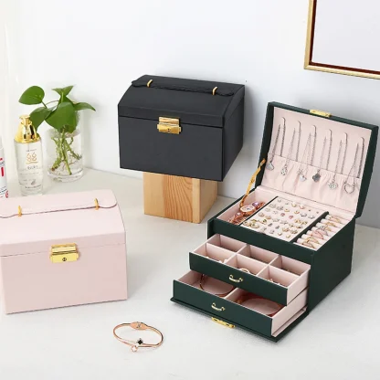 Handy Large Capacity Jewelry Box - Image 2