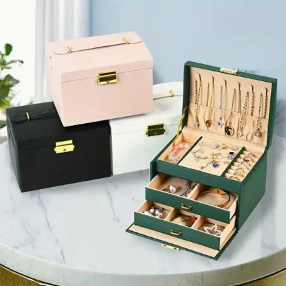 Three Layer Large Jewelry Box - Image 2