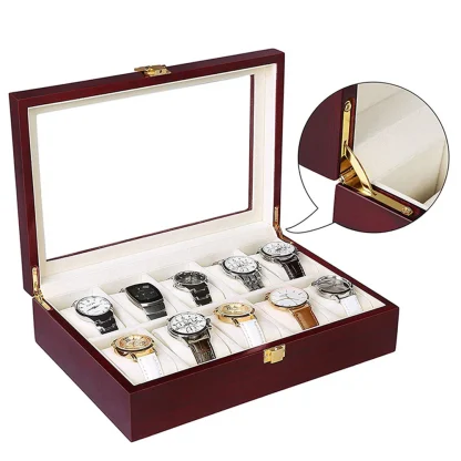 Luxury Clear Lid Jewelry Box - Image 4