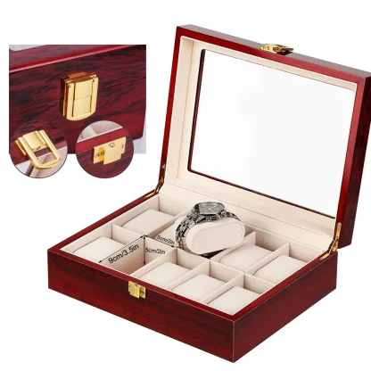 Luxury Clear Lid Jewelry Box - Image 5