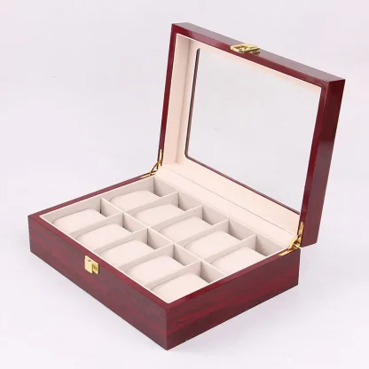 Luxury Clear Lid Jewelry Box - Image 8