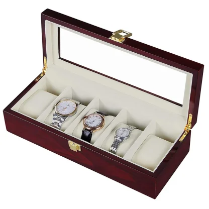 Luxury Clear Lid Jewelry Box - Image 9